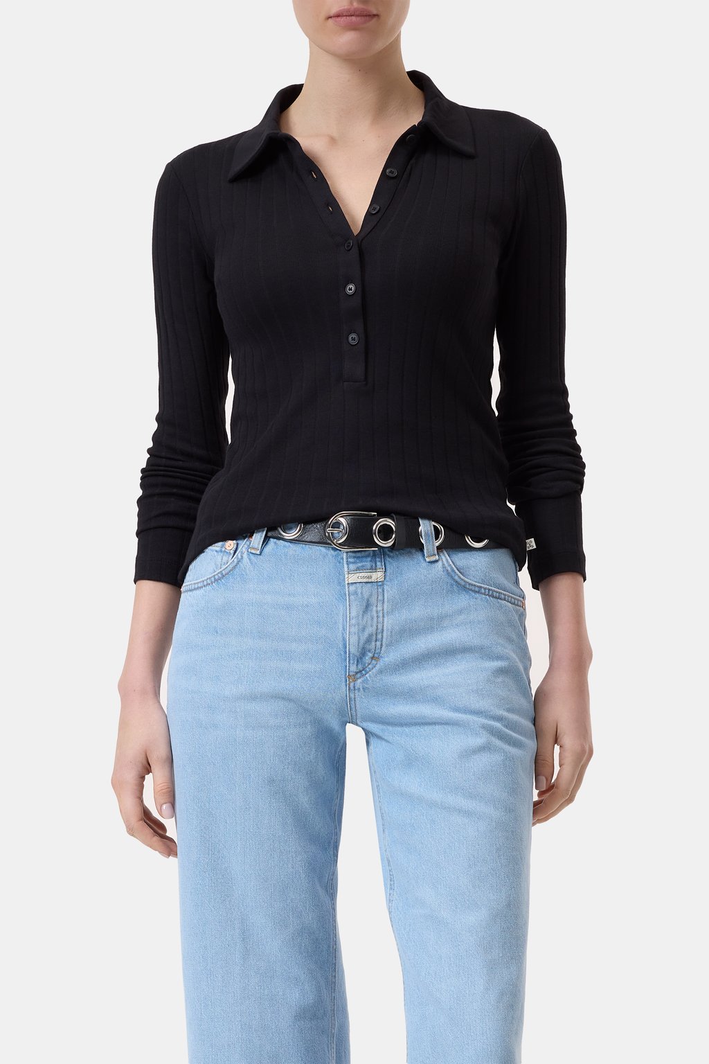 Cotton blend polo shirt | Closed Cotton blend polo shirt | Closed