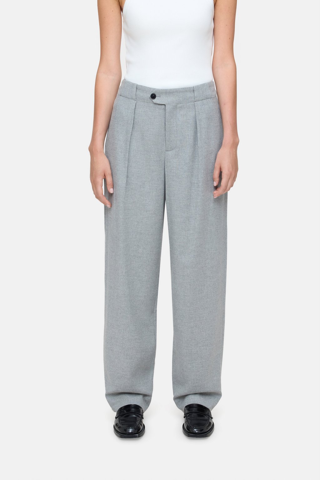 mame Melange Flannel シリアス Flared Trousers L/3