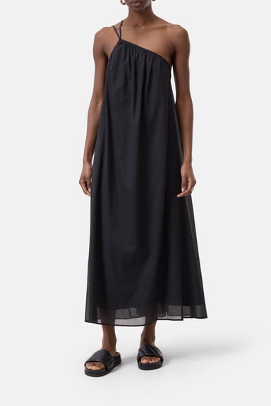 Maxikleid aus Baumwolle 