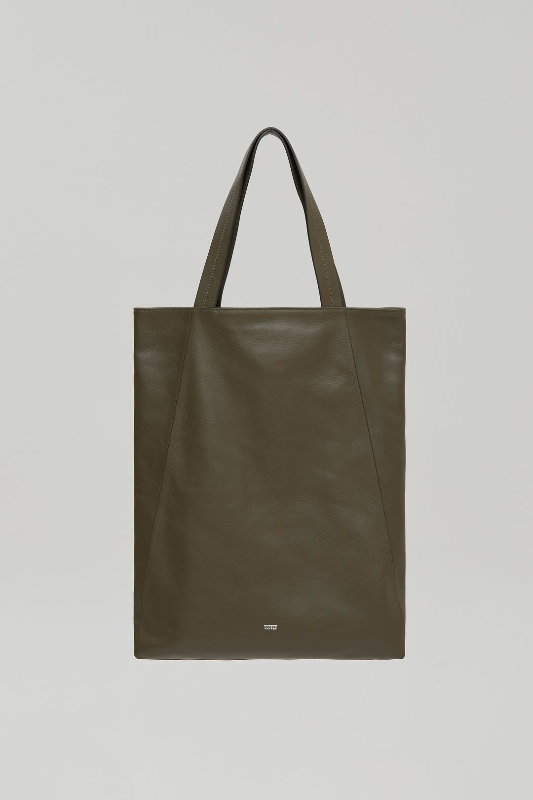 soft leather shopper
