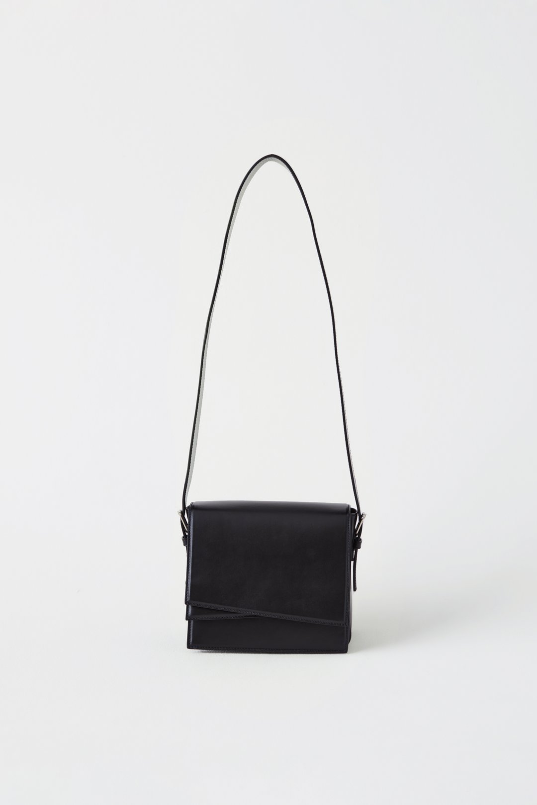 Zara - Asymmetrical Flap Belt Bag - Black - Men