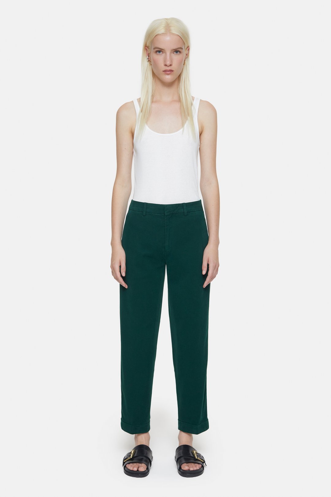Buy AND Solid Cotton Linen Blend Relaxed Fit Women's Casual Pants |  Shoppers Stop