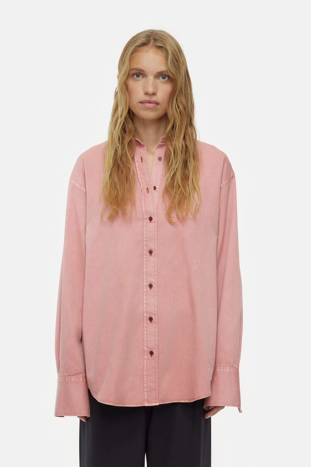 Shirt Pink Cotton Twill