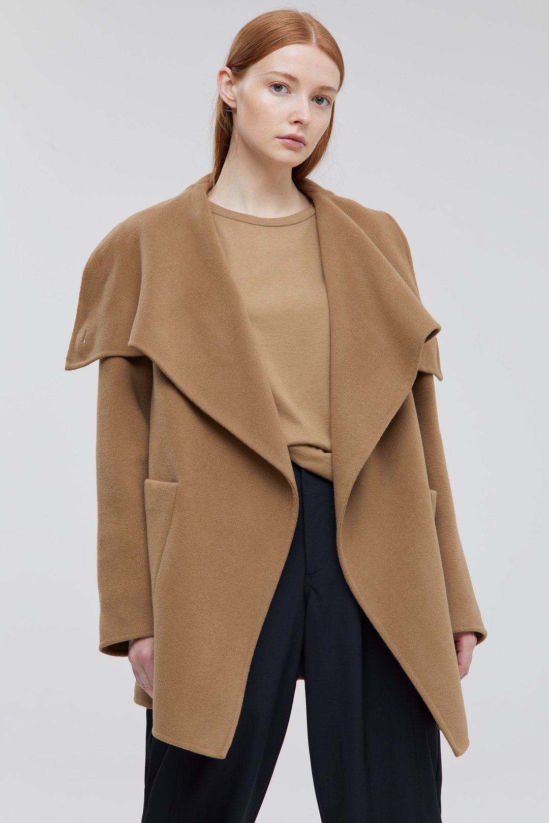 wrap coat cashmere