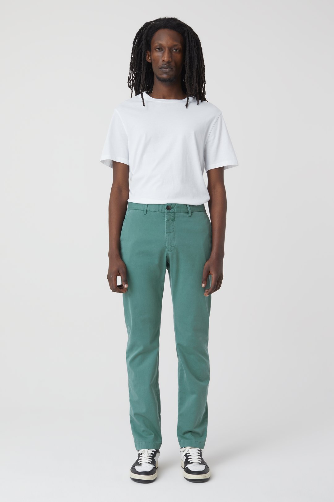 Buy Men Light Blue Mid Rise Chino Pants Online In India