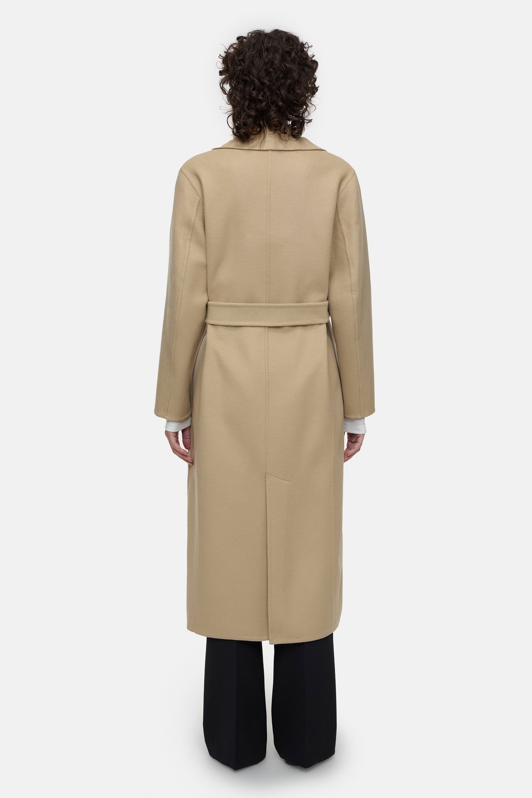 closed italian double face coat