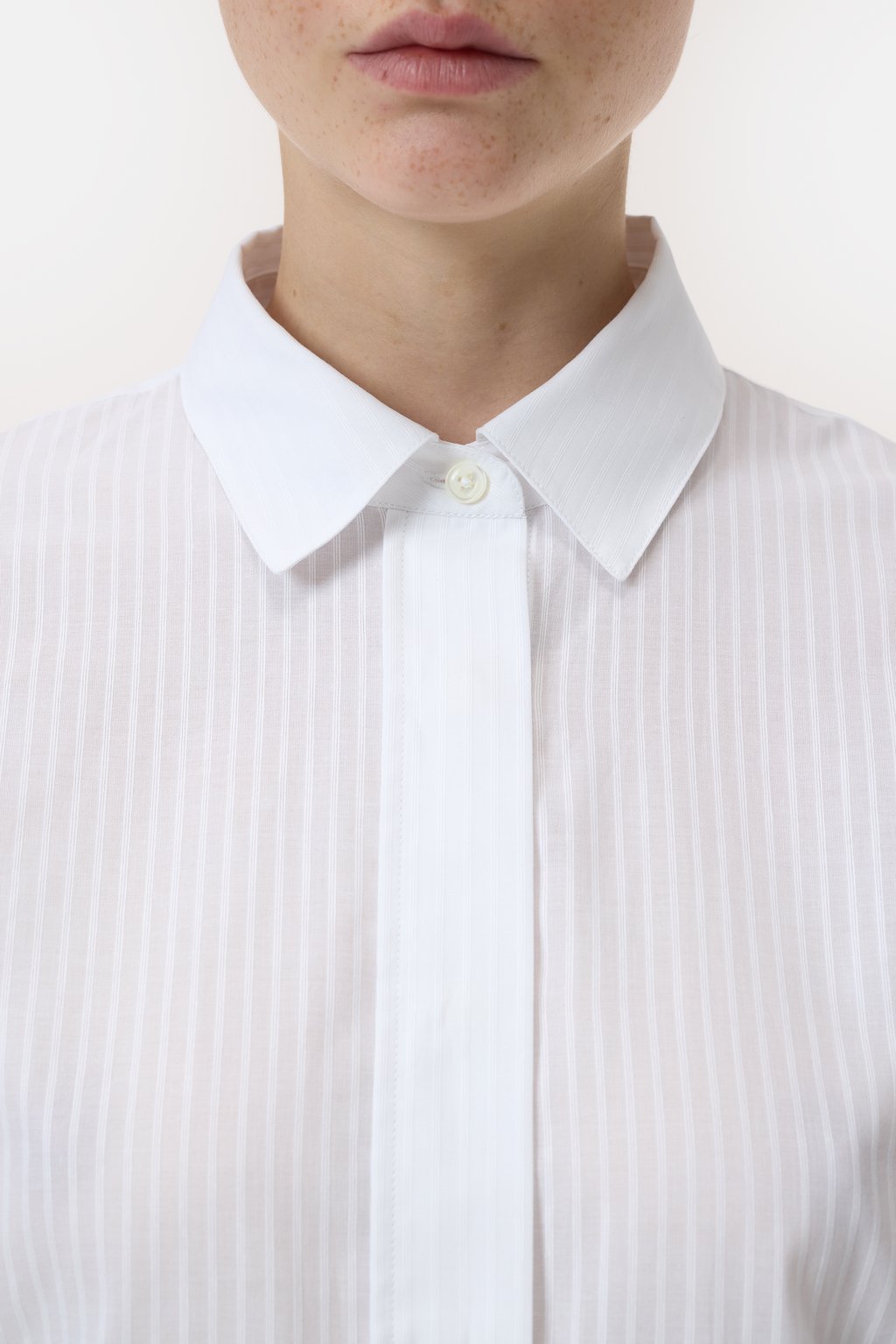 Cotton voile blouse | Closed