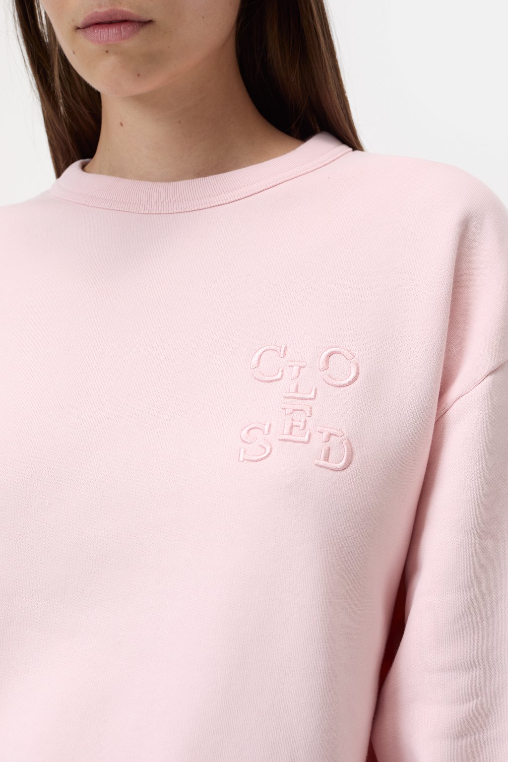 ANCELLM - EMBROIDERY SWEAT SHIRT | PINK | スウェット | NapsNote