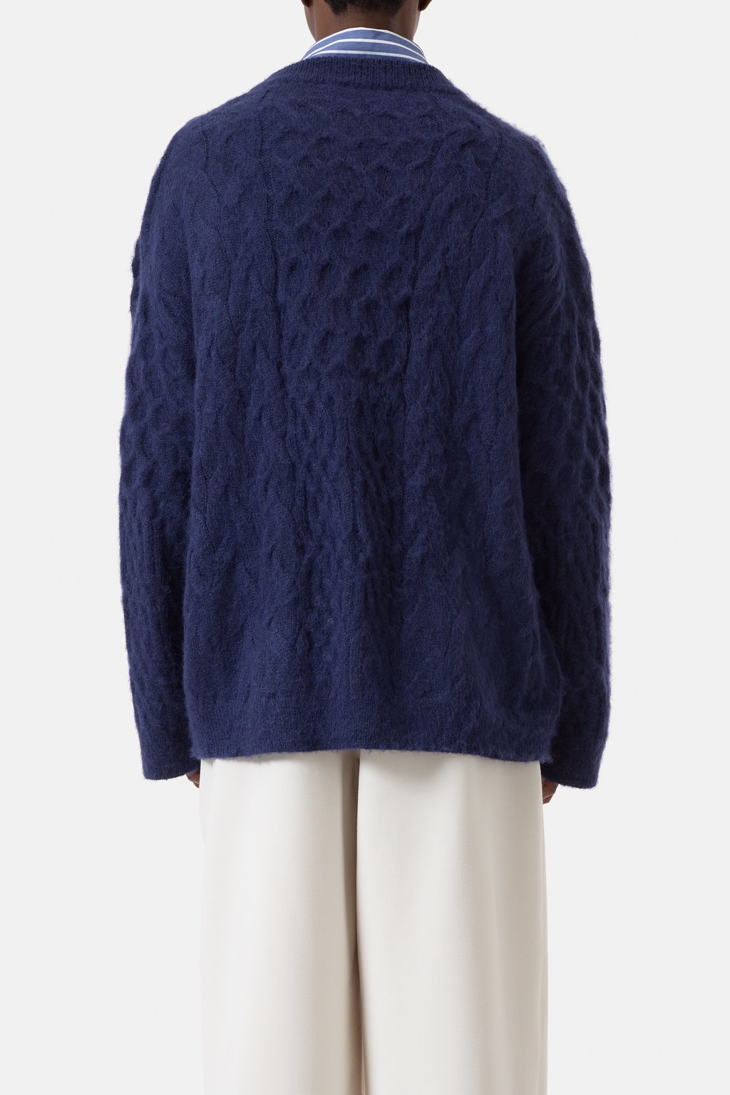 wave pattern mohair KNIT | NKNIT