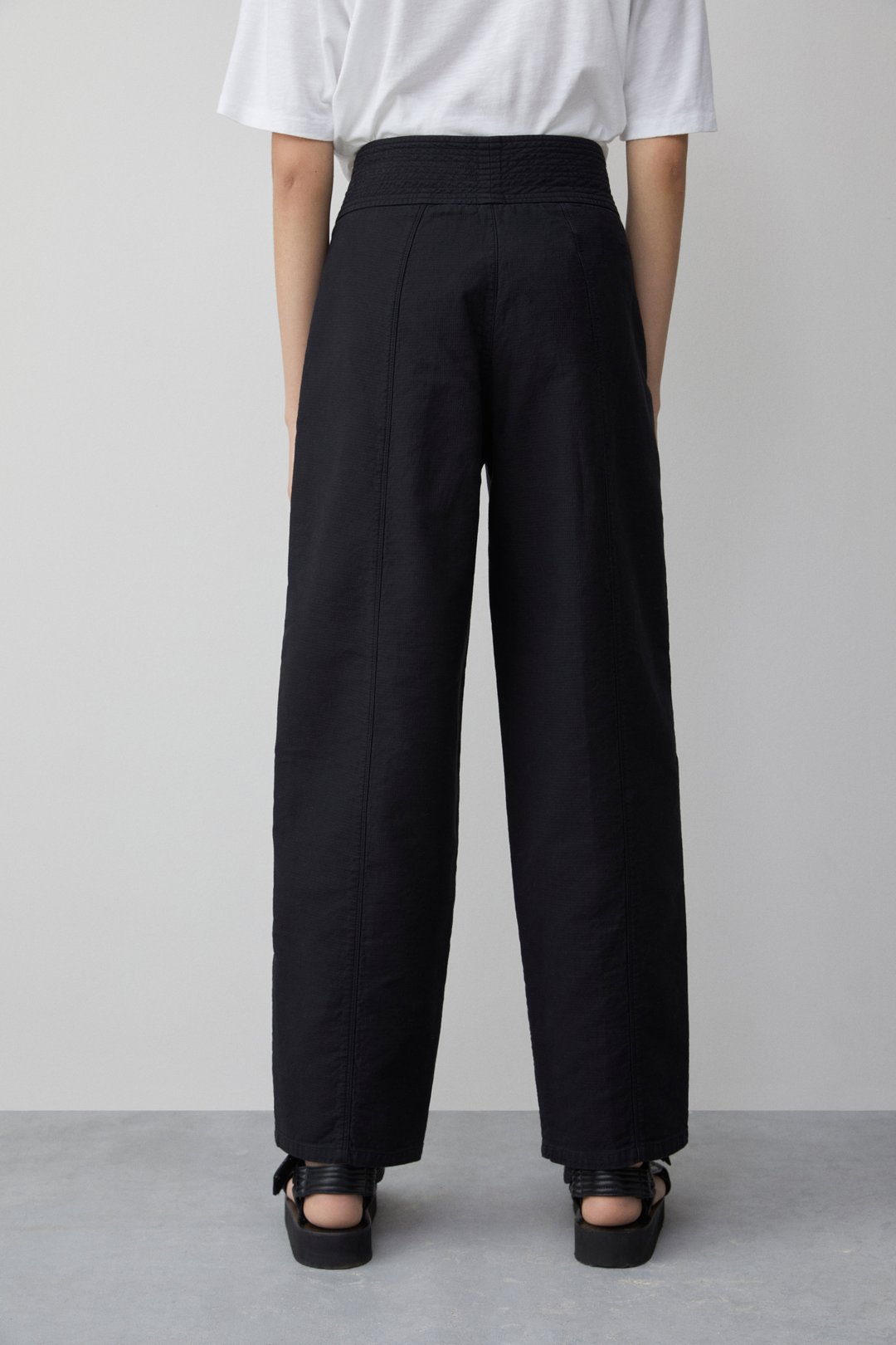 PHYLLIS STRUCTURED COTTON PANTS | CLOSED