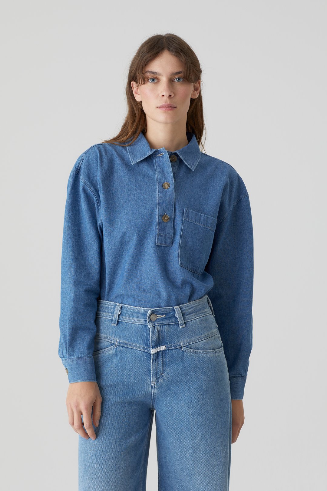 Beige S Denim Label Bluse Rabatt 72 % DAMEN Hemden & T-Shirts Bluse Print 