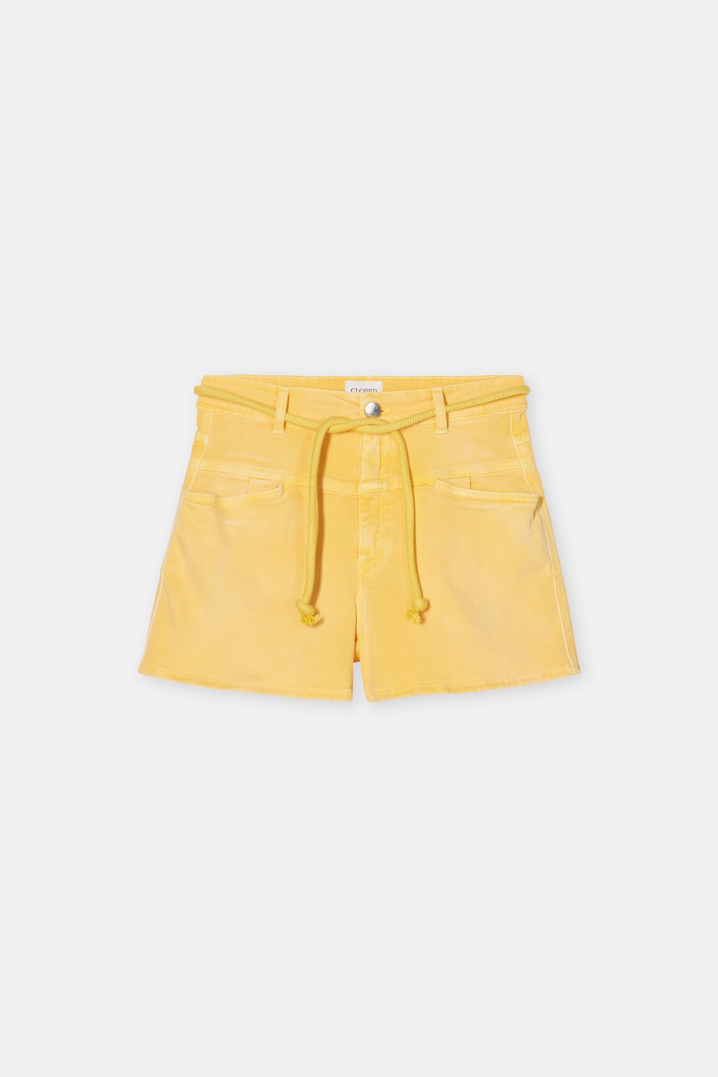 【Anyone more】Yellow Tin Washing Short Denim Pants Denim shorts - Jocy-X | Closed