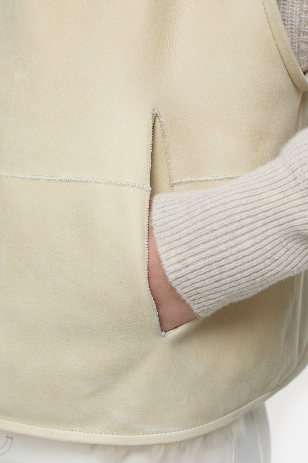 Lambskin waistcoat | Closed