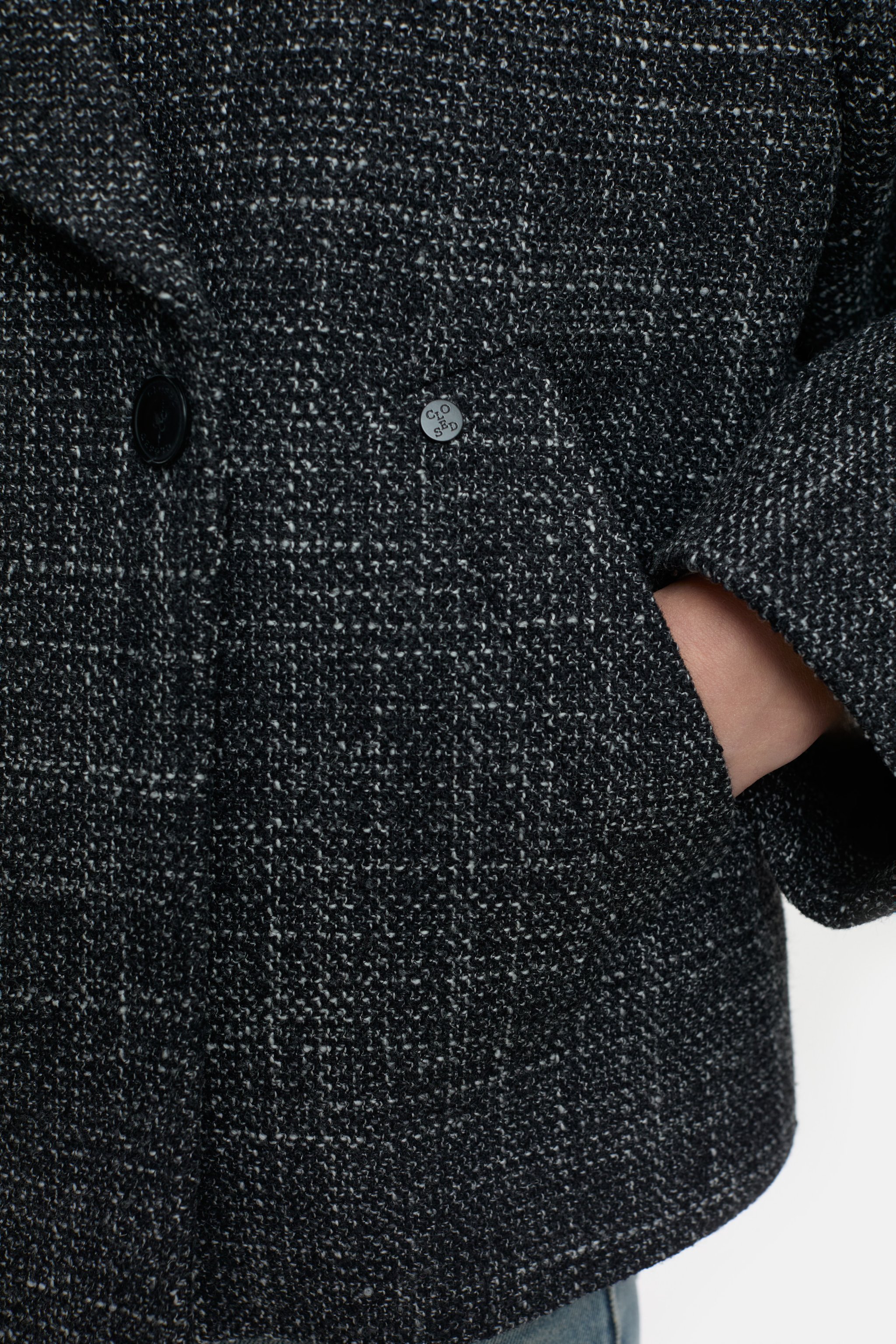 Heringbone tweed jacket | Closed®