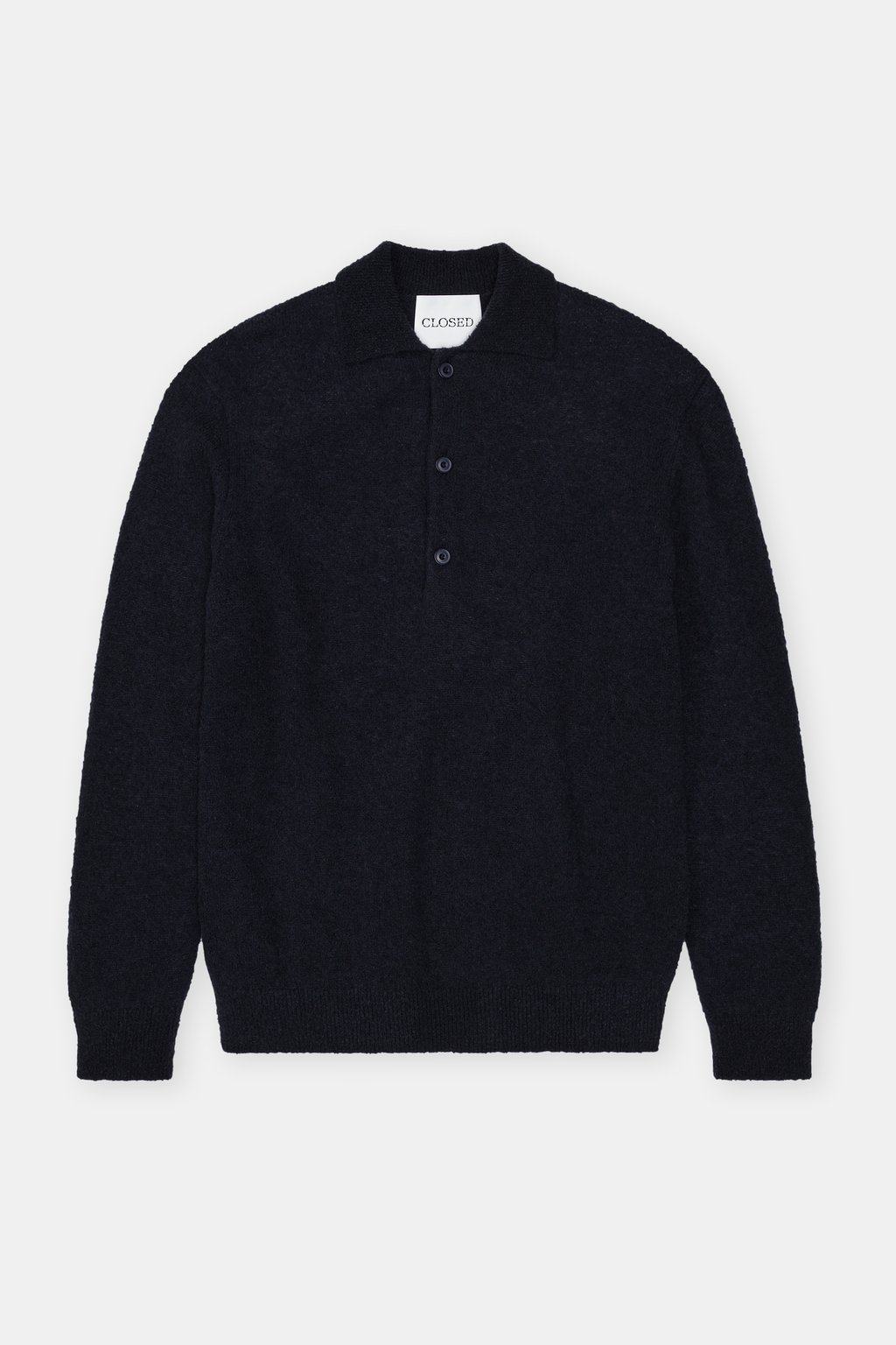 Polo jumper in wool blend | Closed