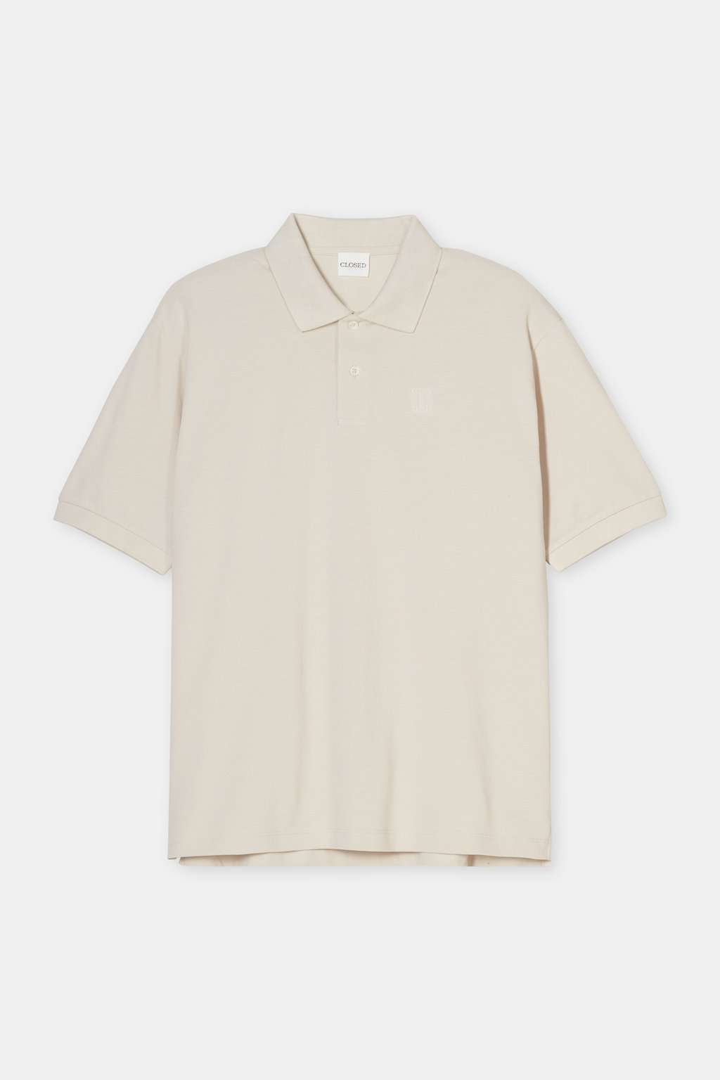 新品 BRIEFING 正規品 LOGO BACK RIB POLO ベージュM