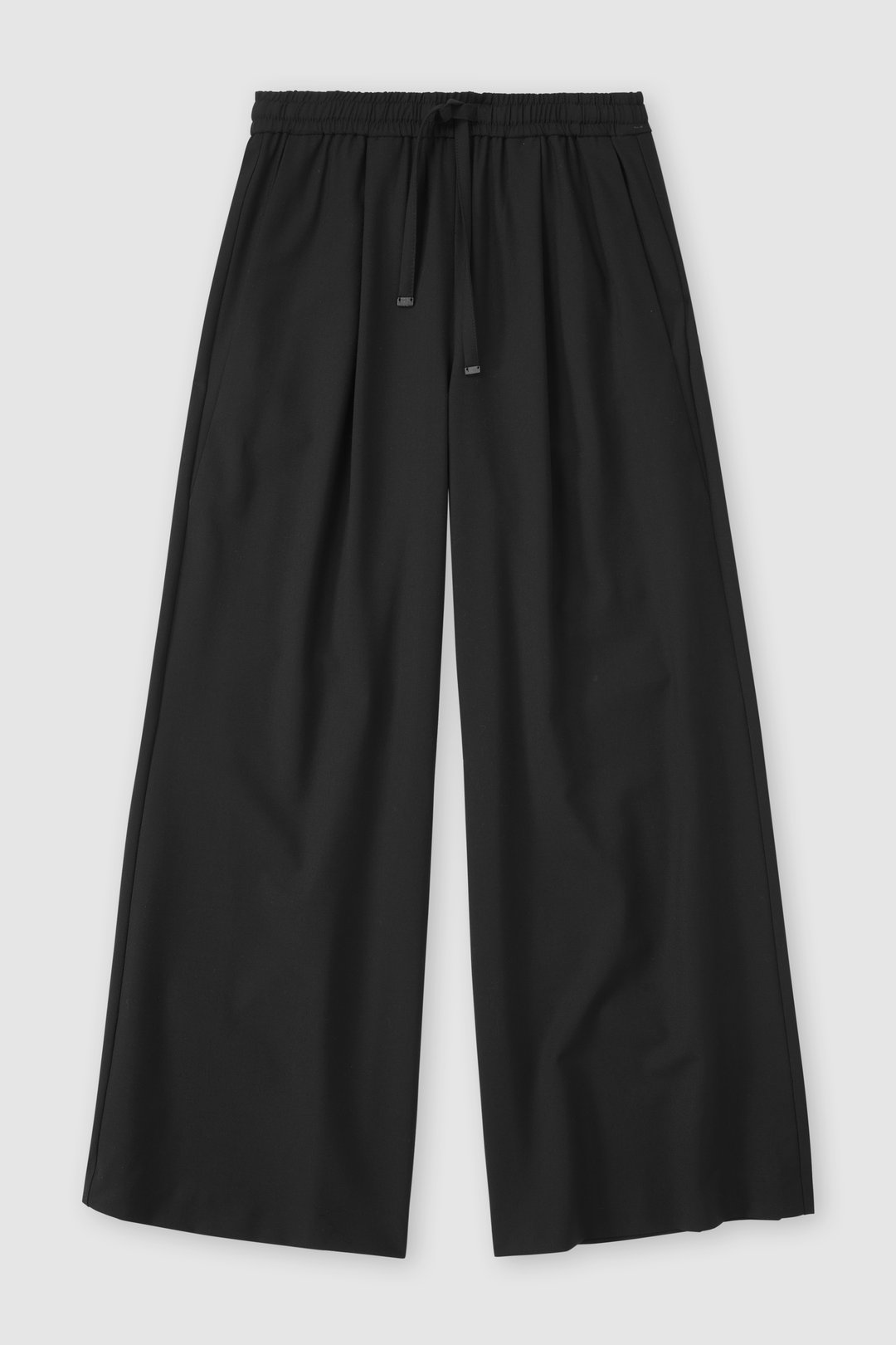 Dawn Button Slack Trousers - Black