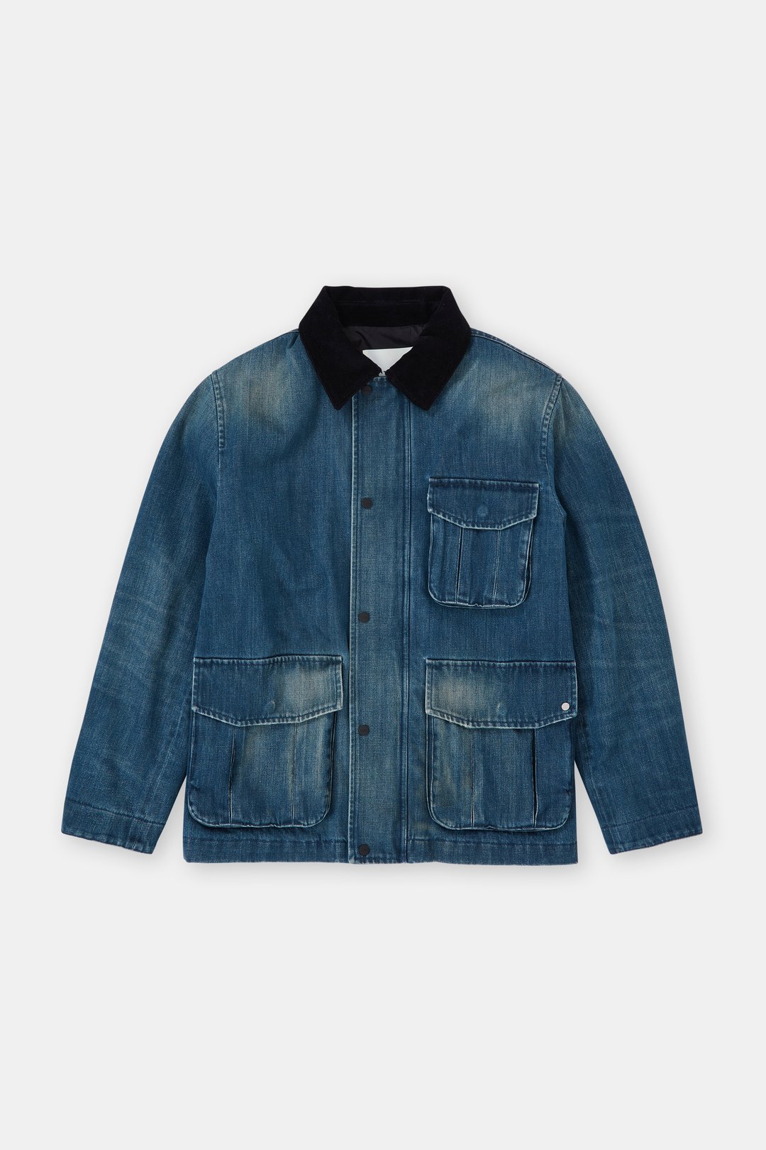 JEANSJACKE MIT CORDKRAGEN | CLOSED