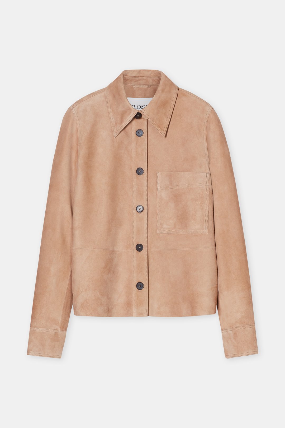 nokcha original】twill shirt jacket/deep beige - NOKCHA