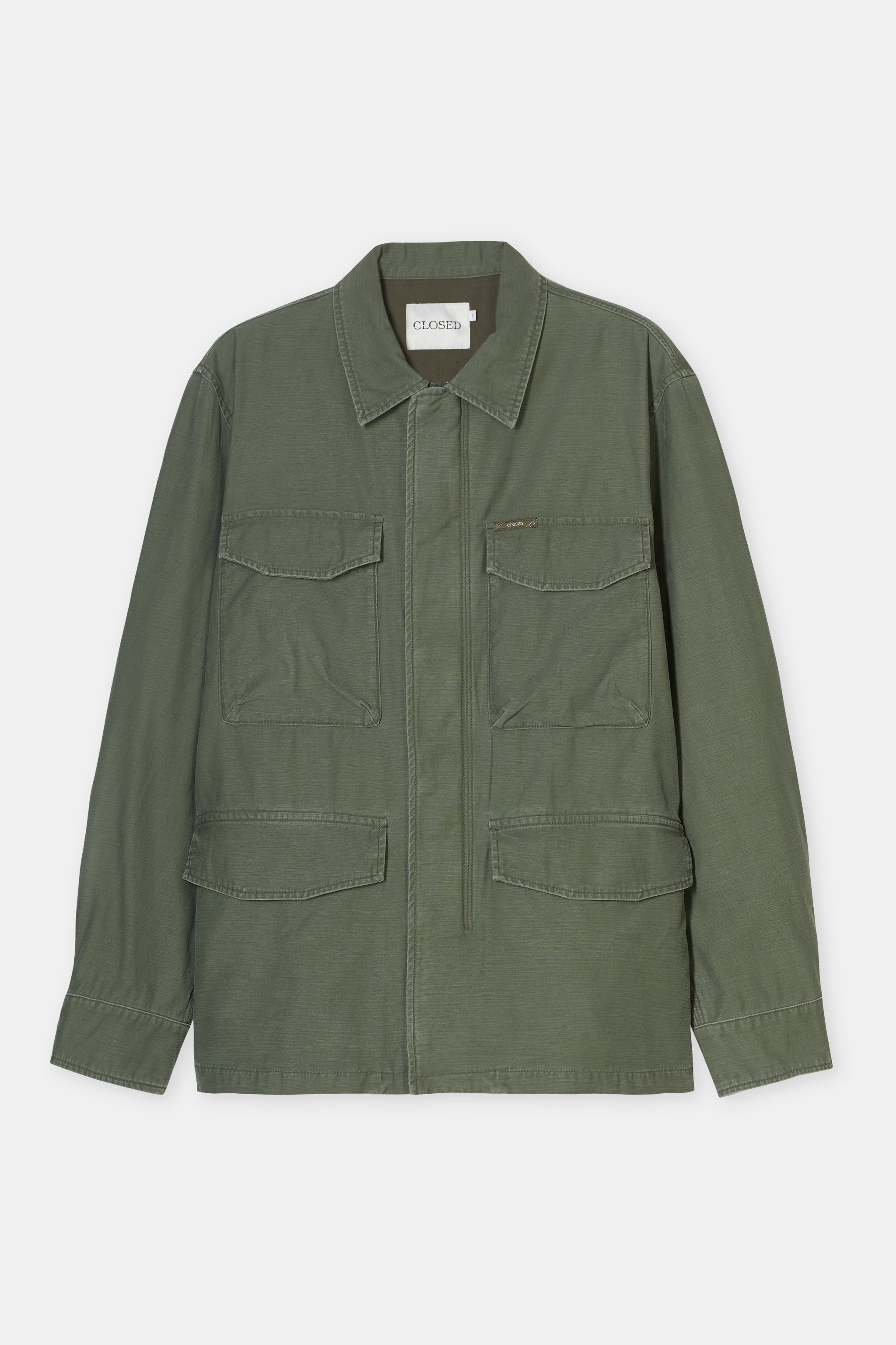 最前線の jacket Utility with Closed | embroidery ミリタリージャケット