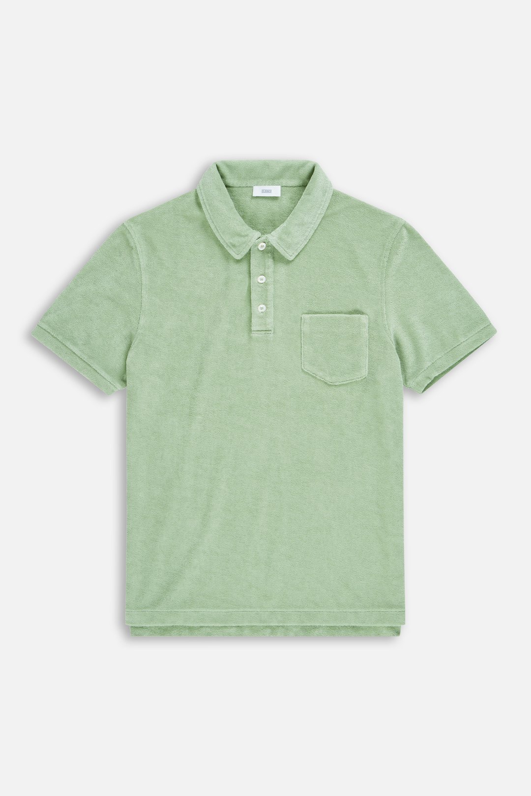 lacoste terry cloth polo