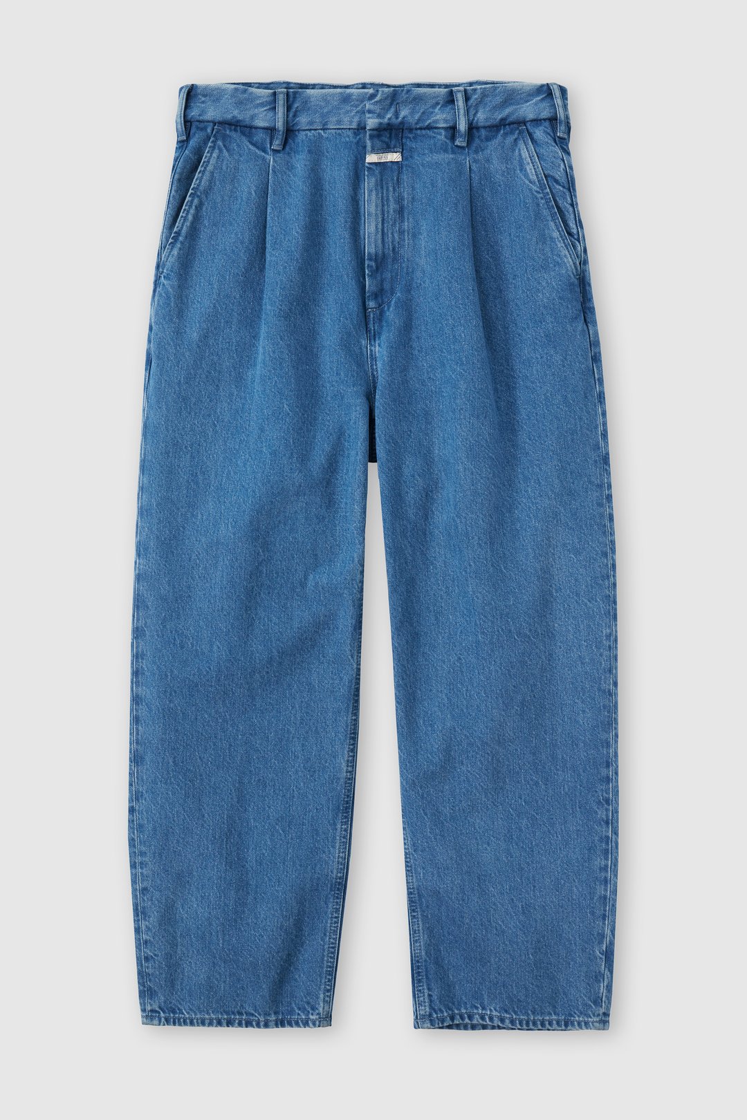 Wide-leg pleated jeans | MANGO